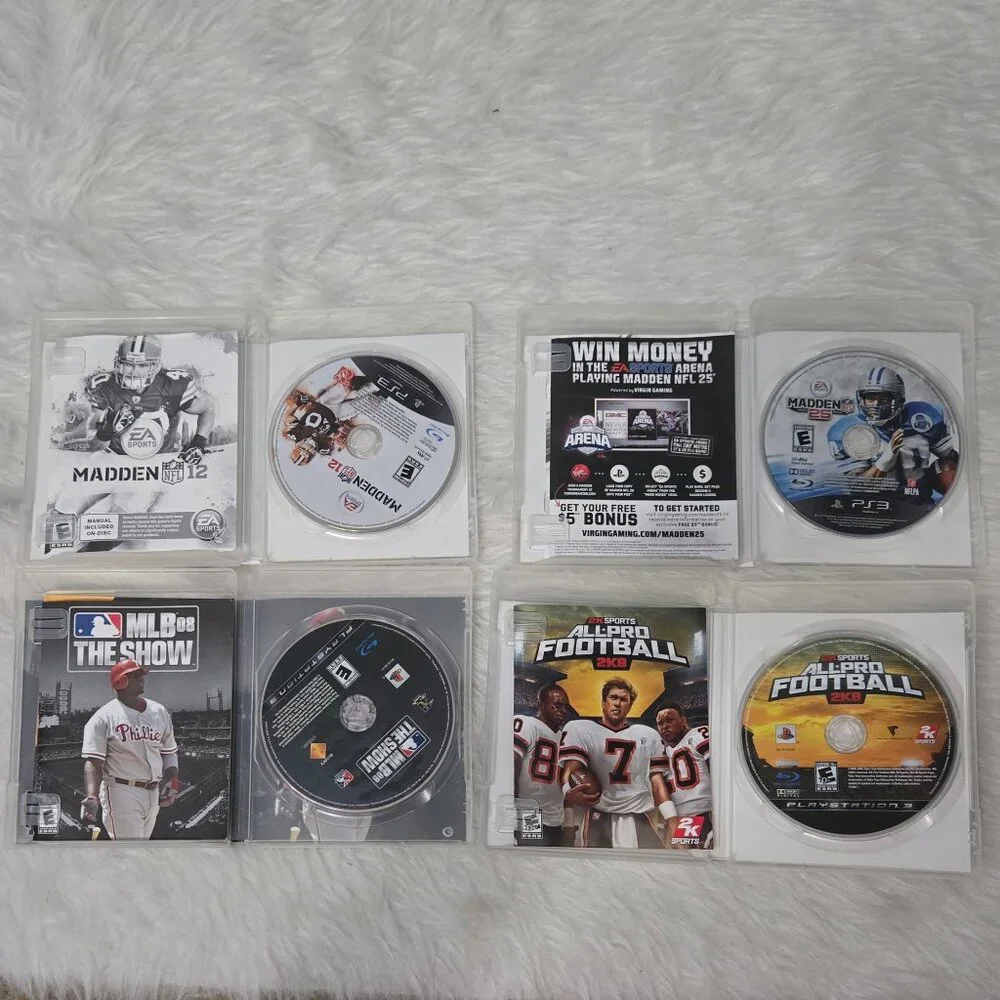Playstation 3 Sports Video Games PLUS Guitar Hero World Tour